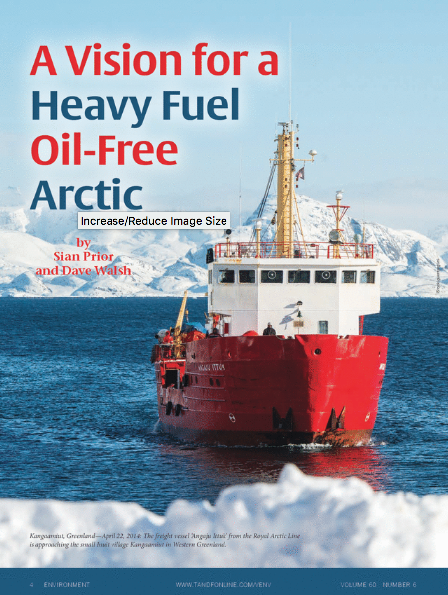 A Vision for a Heavy Fuel Oil-Free Arctic